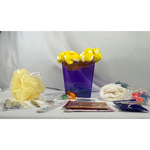 💜 VVCC Boutique Daily Essentials Treasure Bucket Yellow Theme 💜 - Picture 2 of 3